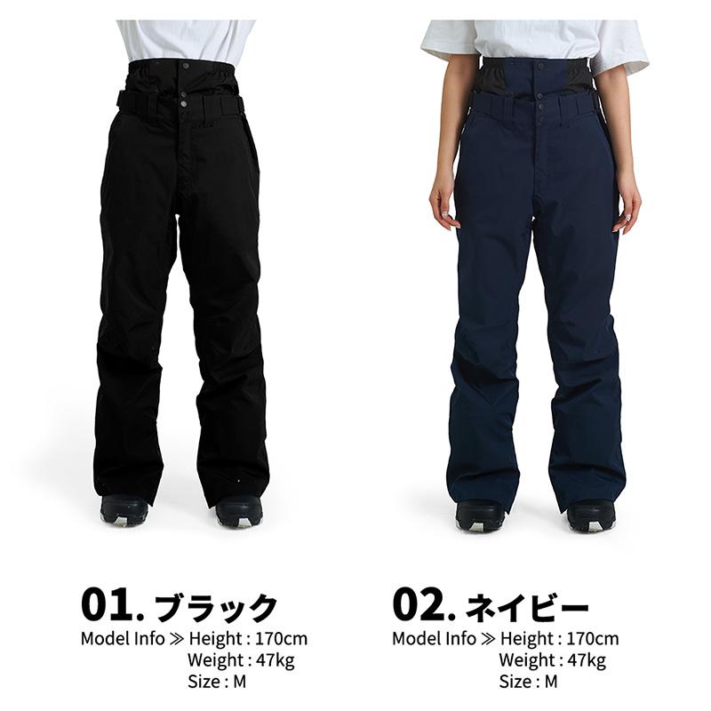 新品★ Lサイズ女性用スノーボードパンツ ブラック LEISURE SPORT スキーウェア スノーボードウェア パンツ