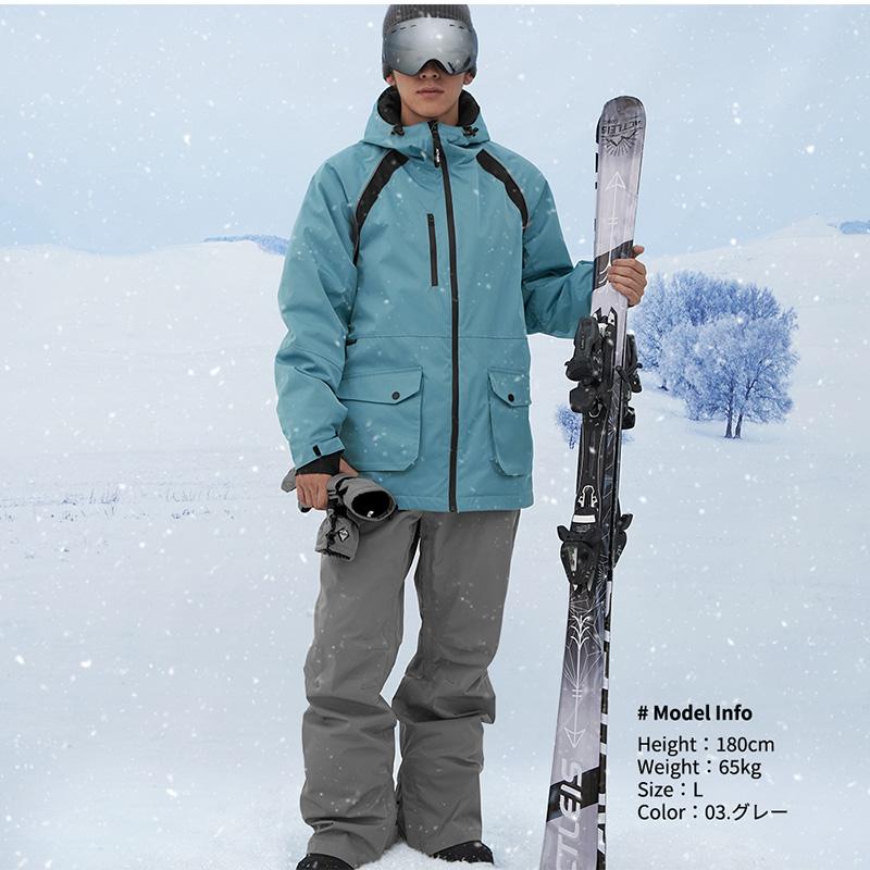 ACTLEIS スキーウェア スノーボードウェア パンツ メンズ 下