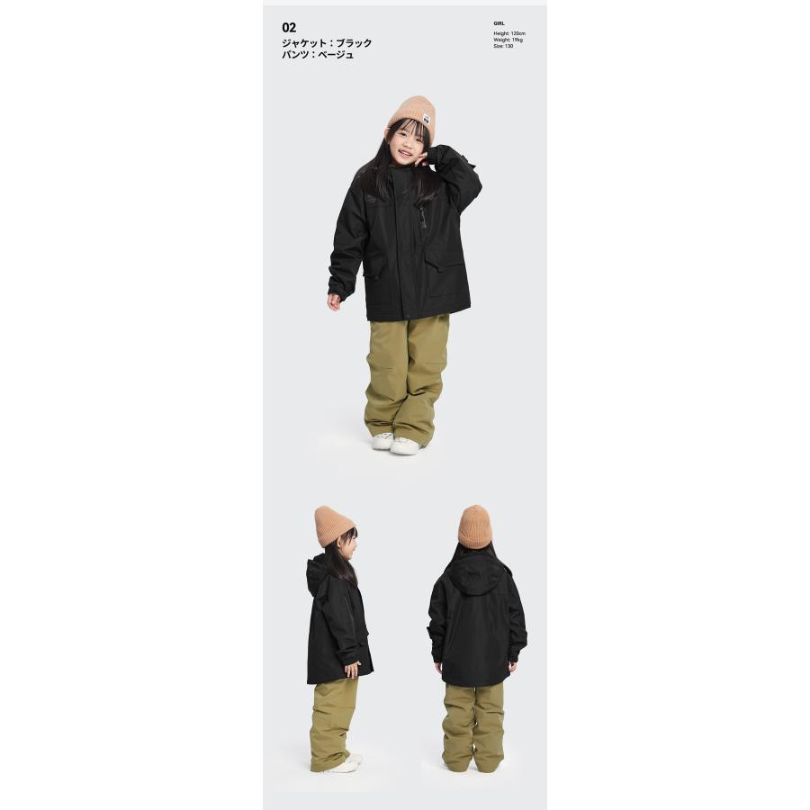 ACTLEIS スノーウェア ジャケット&パンツ セット ACTLEIS（アクレイス） スキーウェア スノーウェア キッズ ジュニア