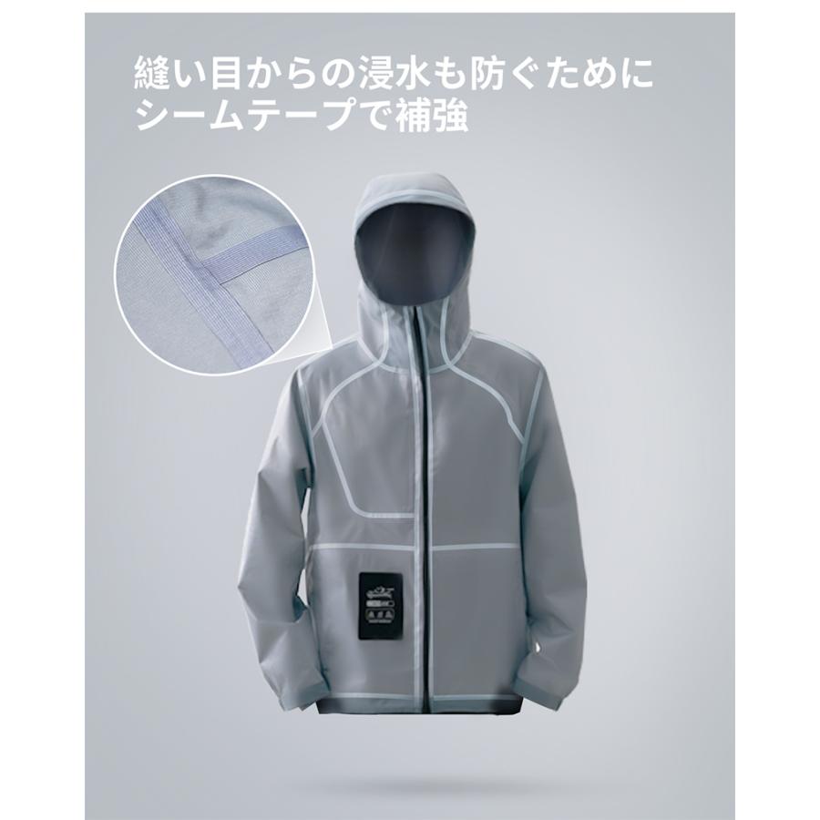 ACTLEIS（アクレイス） レインウェア メンズ 上下 セット 防水