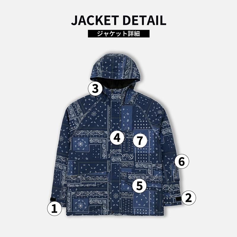 ACTLEIS スキーウェア スノーボードウェア ジャケット メンズ 上