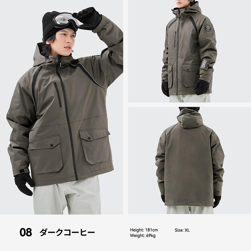 アクレイス スノーボードウェア スキーウェア メンズ ジャケット単品 ACTLEIS（アクレイス） スキーウェア スノーボードウェア ジャケット