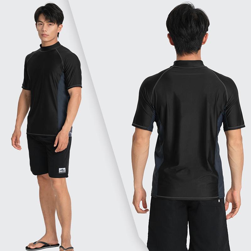 LEISURE SPORT ラッシュガード メンズ 半袖 シャツ tシャツ 水着