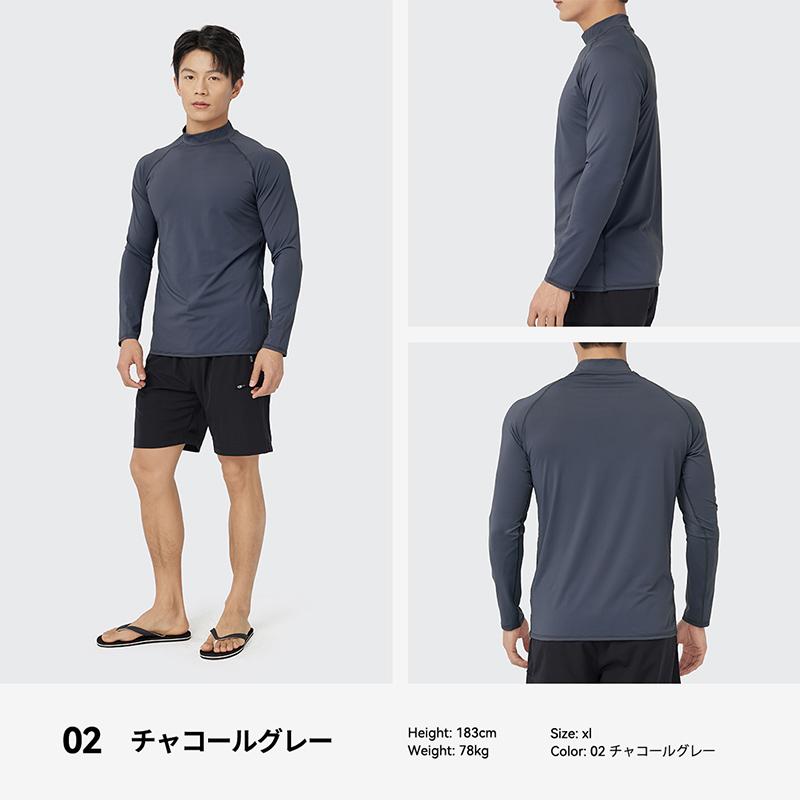 ACTLEIS（アクレイス） ラッシュガード メンズ 長袖 シャツ tシャツ