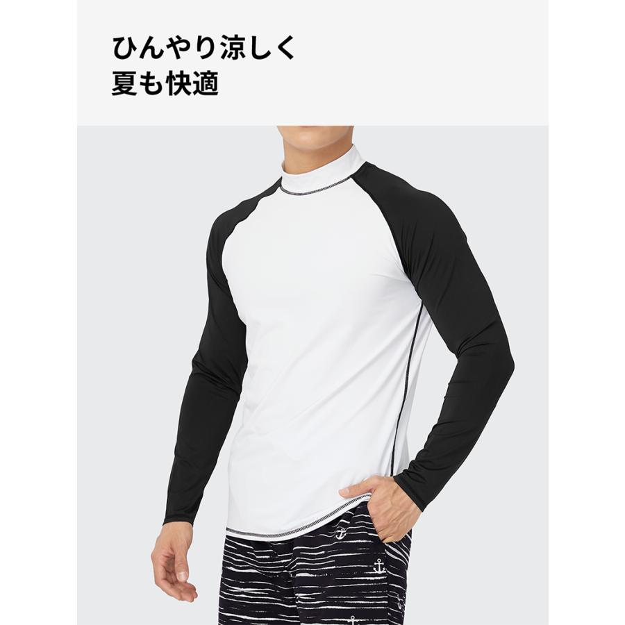ACTLEIS（アクレイス） ラッシュガード メンズ 長袖 シャツ tシャツ