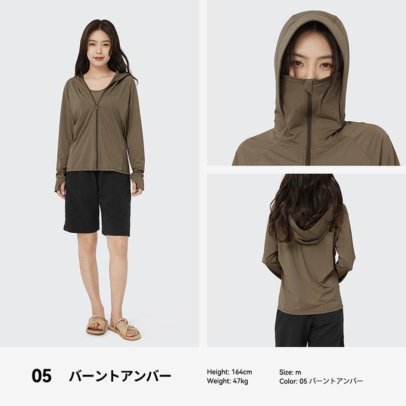 ACTLEIS（アクレイス） ラッシュガード レディース 長袖 パーカー uv