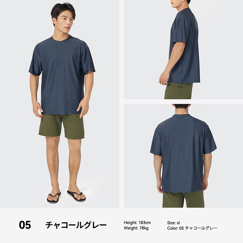 ACTLEIS（アクレイス） ラッシュガード メンズ 半袖 シャツ tシャツ