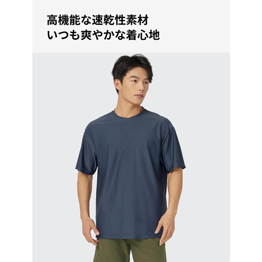 ACTLEIS（アクレイス） ラッシュガード メンズ 半袖 シャツ tシャツ