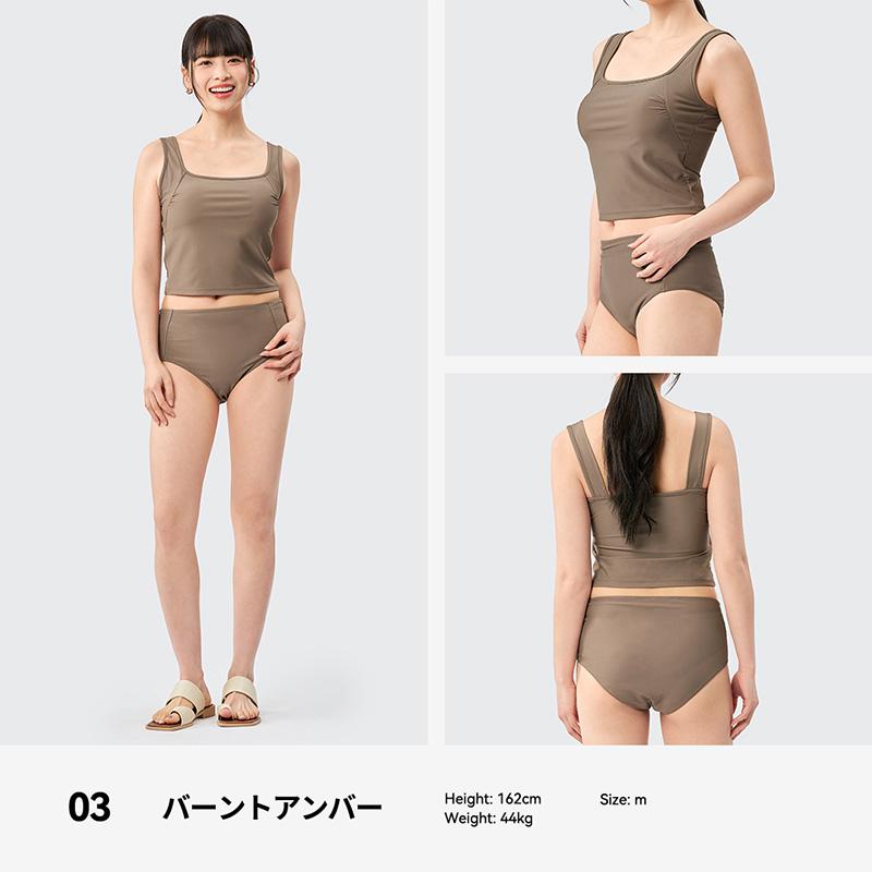 ACTLEIS（アクレイス） 水着 レディース セパレート タンキニ uvカット