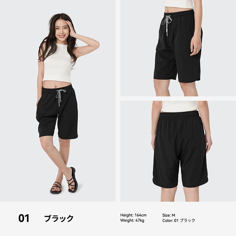 【新品】Q36.5 レーザーパンツ　Мサイズ　ハーフショート ACTLEIS（アクレイス） 水着 ショートパンツ レディース サーフパンツ