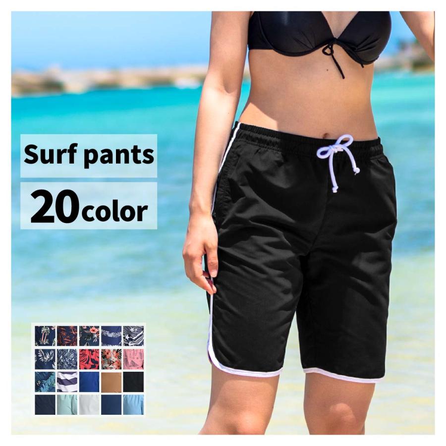 クリアランス 水着 ショートパンツ レディース サーフパンツ サーフショーツ ボードショーツ 海パン ハーフパンツ ラッシュガード 大きいサイズ 体型カバー Lso And East 通販 Yahoo ショッピング