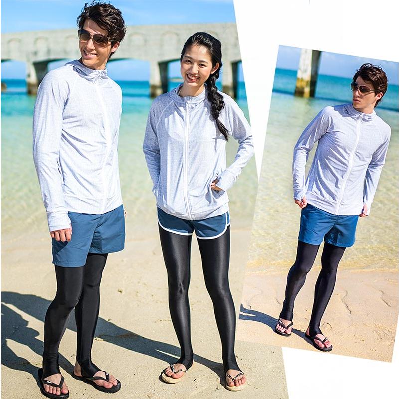 LEISURE SPORT ラッシュガード メンズ トレンカ レギンス 水着 大きい