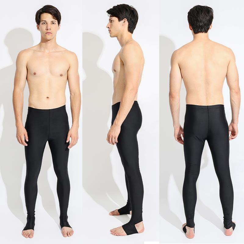 LEISURE SPORT ラッシュガード メンズ トレンカ レギンス 水着 大きい