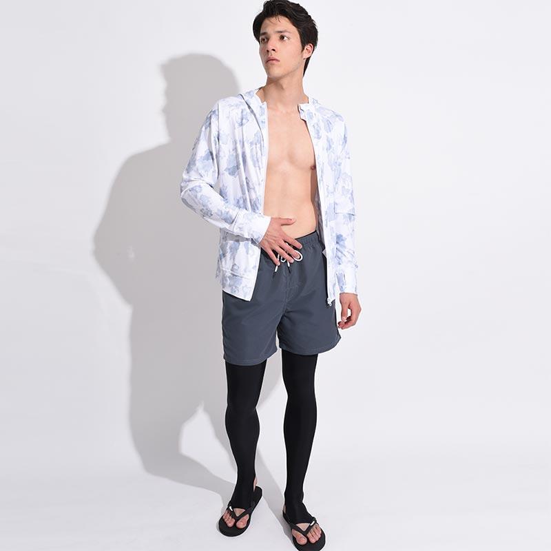 LEISURE SPORT ラッシュガード メンズ トレンカ レギンス 水着 大きい