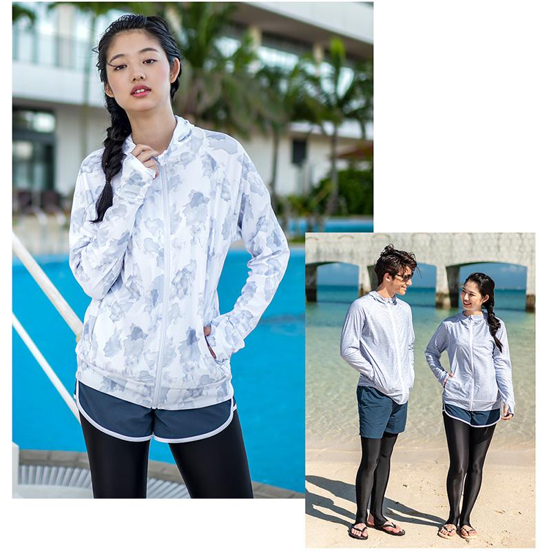 LEISURE SPORT ラッシュガード レディース トレンカ uvカット uv