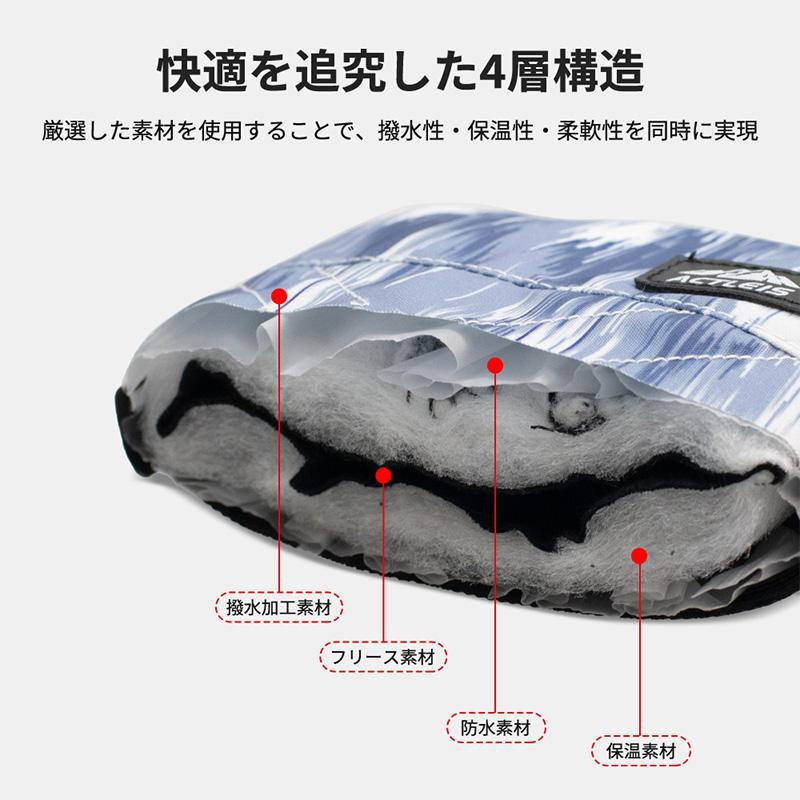 スキー スノーボード グローブ レディース スキーグローブ スノボグローブ 送料無料 手袋 脱着可能インナー付 五本指 スノボ スノボー スノー ボード かわいい｜grandan｜28