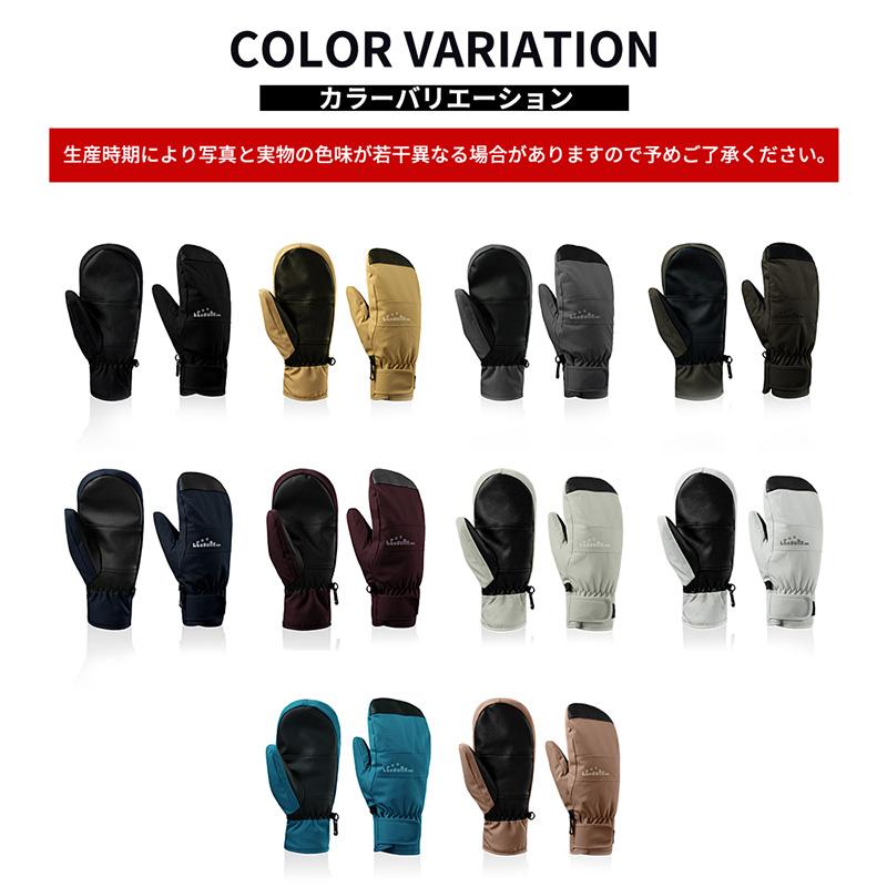 LEISURE SPORT スノーボード スキー グローブ メンズ スキーグローブ