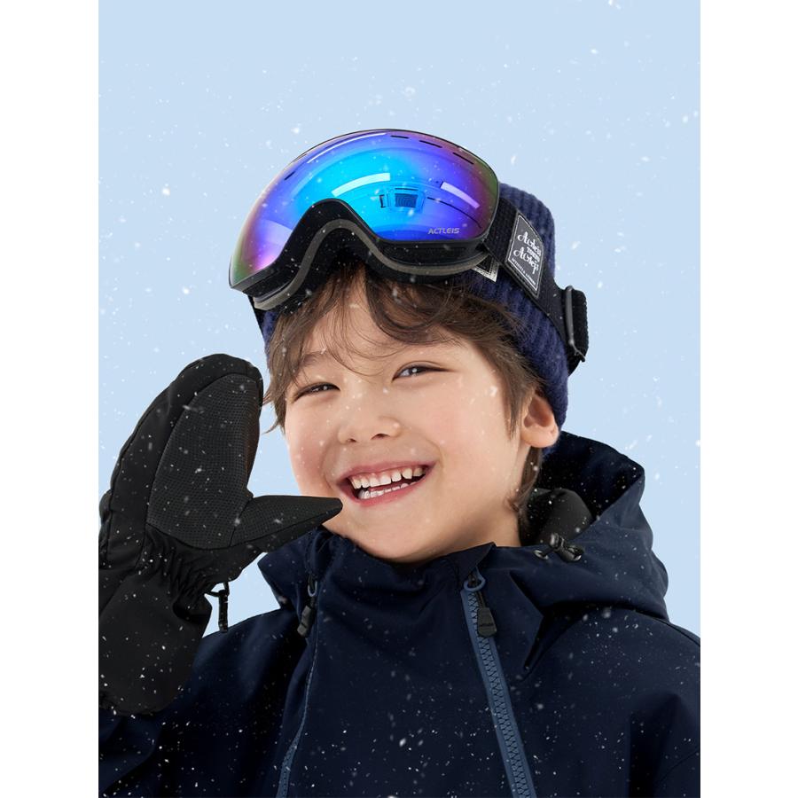 ACTLEIS（アクレイス） スキーゴーグル スノーボードゴーグル キッズ