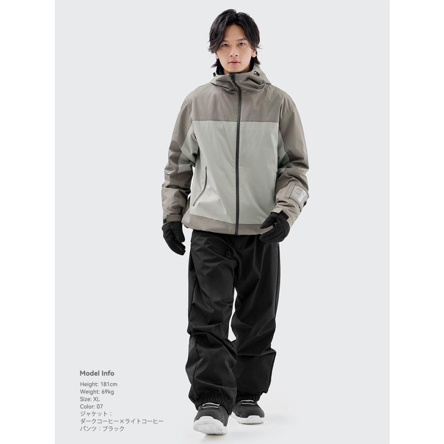 RPMスノーボードウェア上下セットSサイズ(国内M相当) ACTLEIS スノーボードウェア スキーウェア メンズ 上下セット