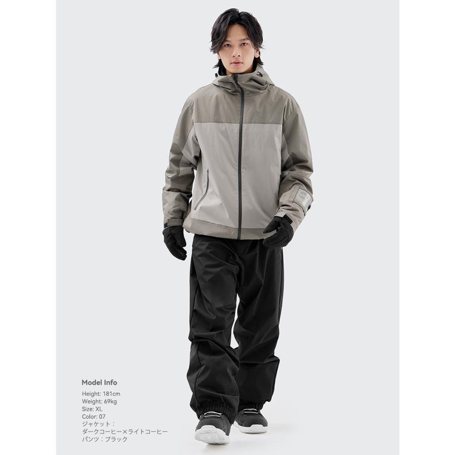 ACTLEIS（アクレイス） スノーボードウェア スキーウェア メンズ 上下