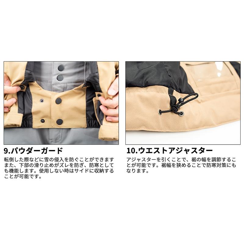 LEISURE SPORT スノーボードウェア スキーウェア レディース 上下