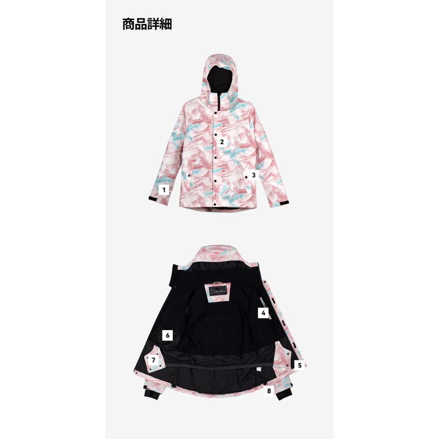 希少】ニコルスポーツ スキーウェア コラボ 総柄 デザイン 中綿