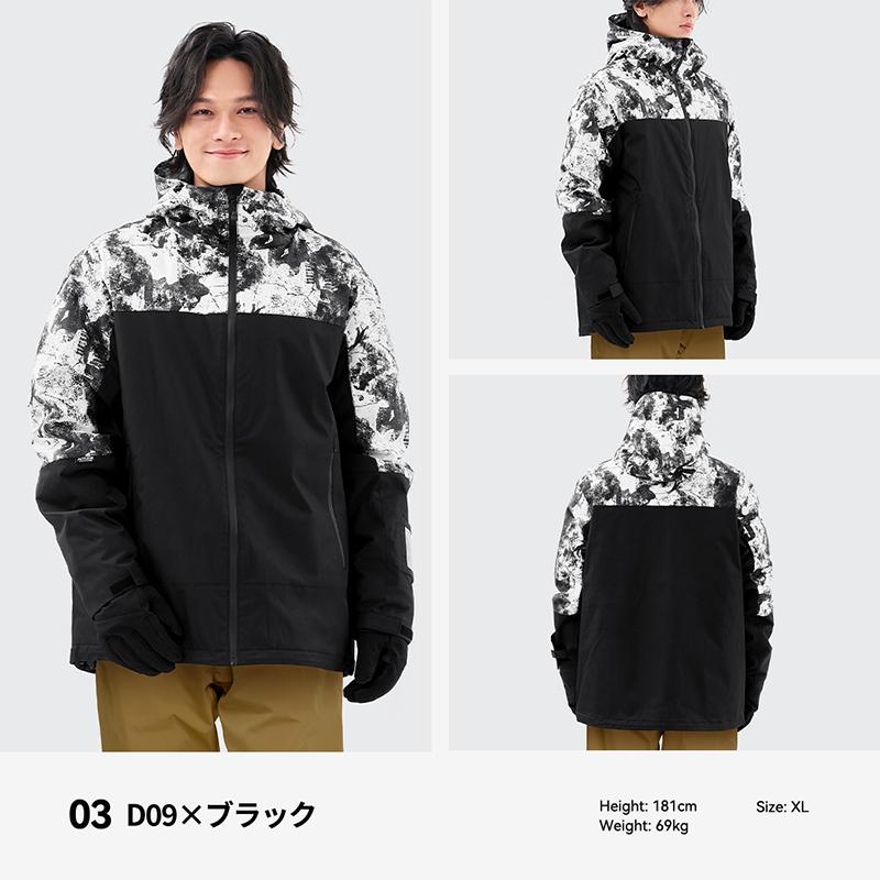 ACTLEIS スキーウェア スノーボードウェア ジャケット メンズ 上