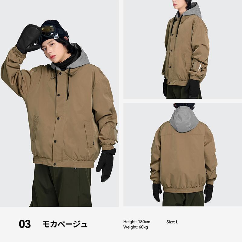 ACTLEIS スノーボードウェア スキーウェア ジャケット メンズ 上