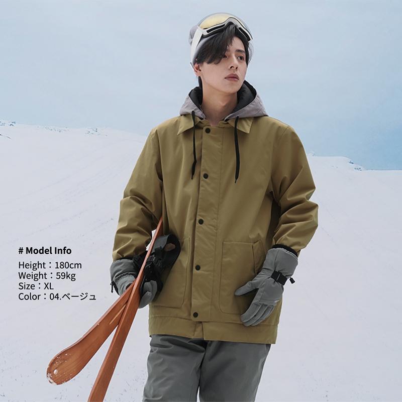 LEISURE SPORT スノーボードウェア スキーウェア ジャケット メンズ 上
