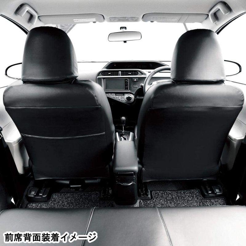 ボンフォーム　シートカバー　ソフトレザーR　レッド　M5-15アクア　専用2列車　M5-15アクア　4497-51R