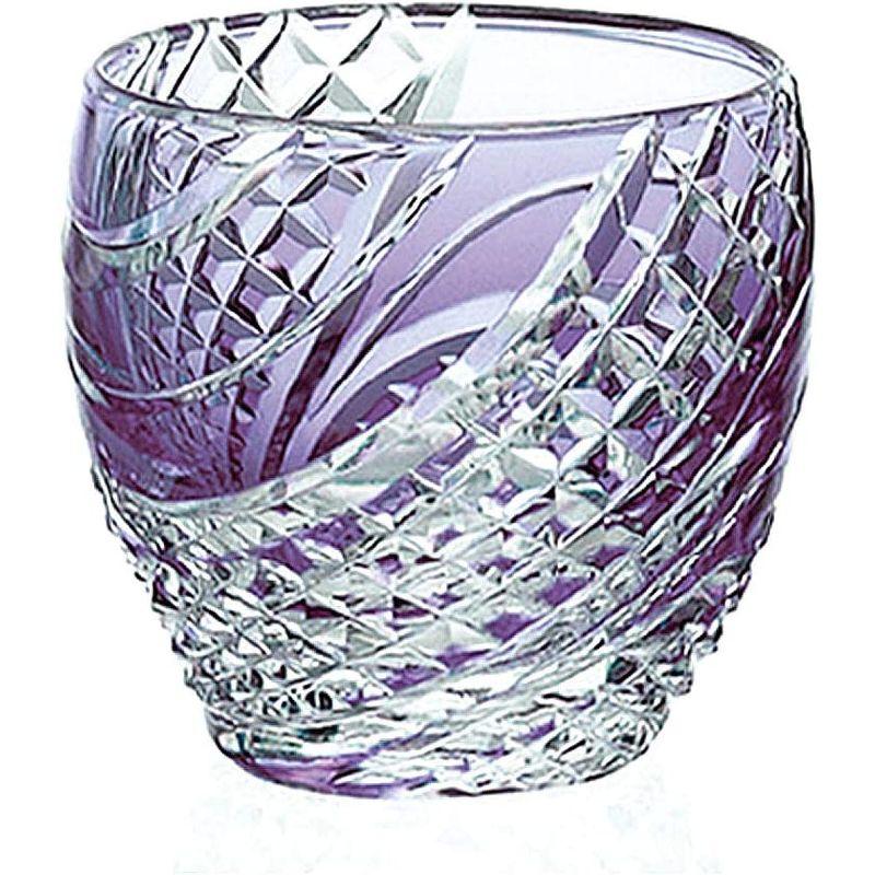 店舗クーポン」 江戸切子 紫被せ冷酒杯 八角籠目紋 - technicomm.qc.ca