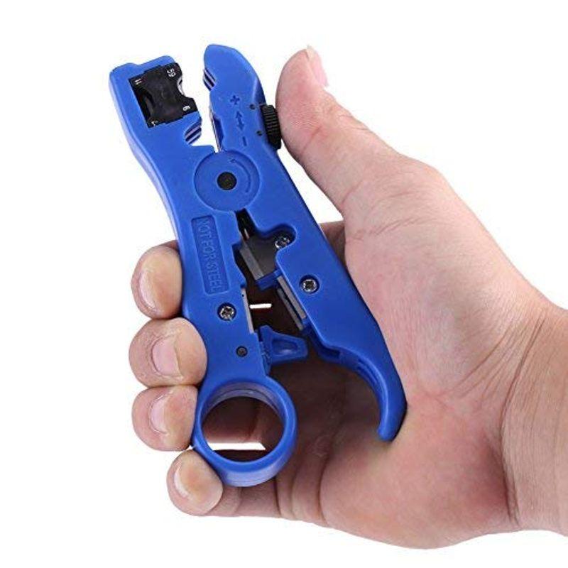 同軸ケーブルストリッパー ワイヤーストリッパー ワイヤーカッター 皮剥き器 同軸 ケーブルストリッパー ケーブルクリンパー ケーブルカッター