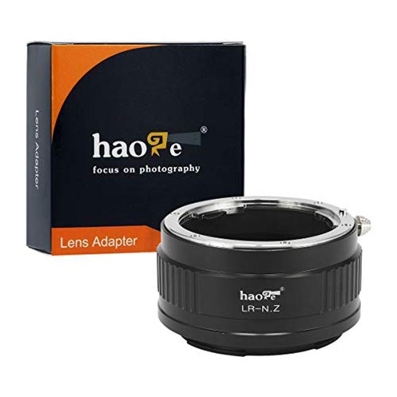 Haoge マニュアルレンズマウントアダプター Leica R LRレンズ Z7II Z6II Z6 Z7などのNikon Zマウントカメラ  コンバージョンレンズ