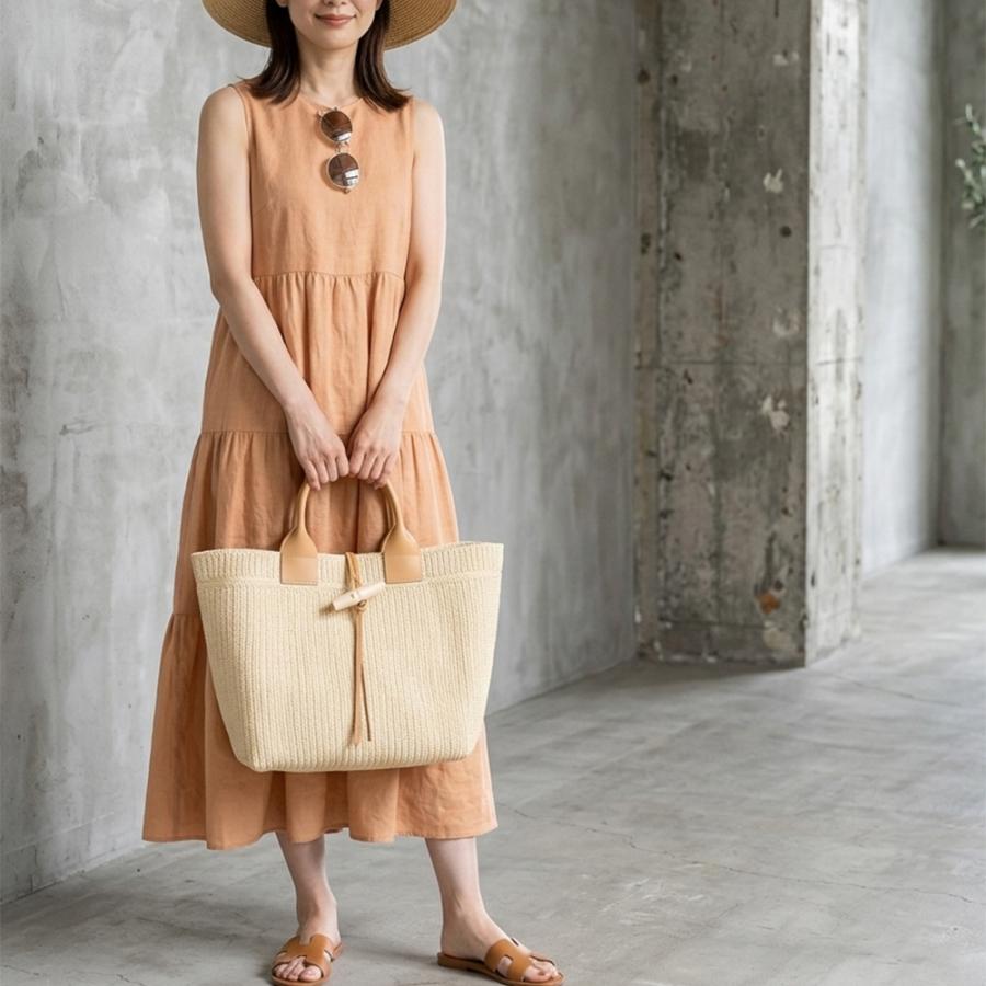 LONGCHAMP（ロンシャン） トートバッグ LE ROSEAU RAPHIA ル ロゾ
