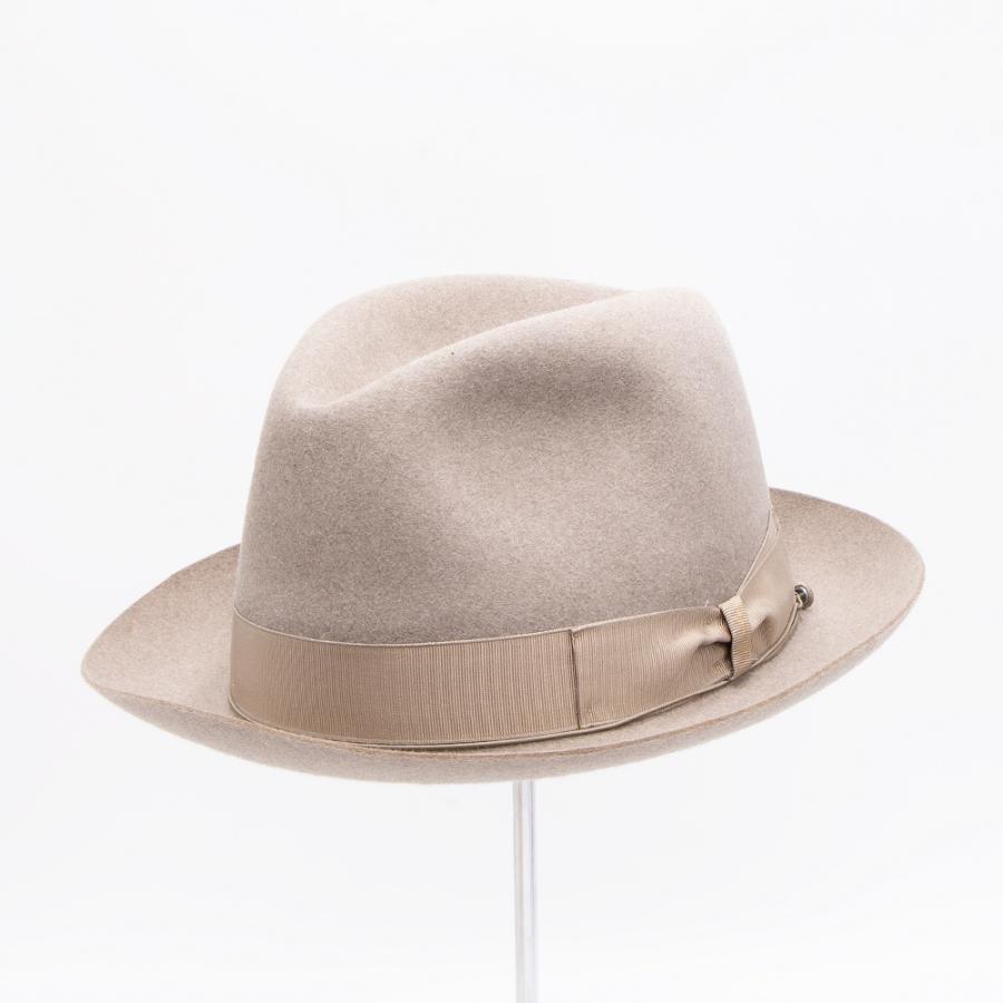 Borsalino（ボルサリーノ） フェルトハット 中折れ帽 ベージュ