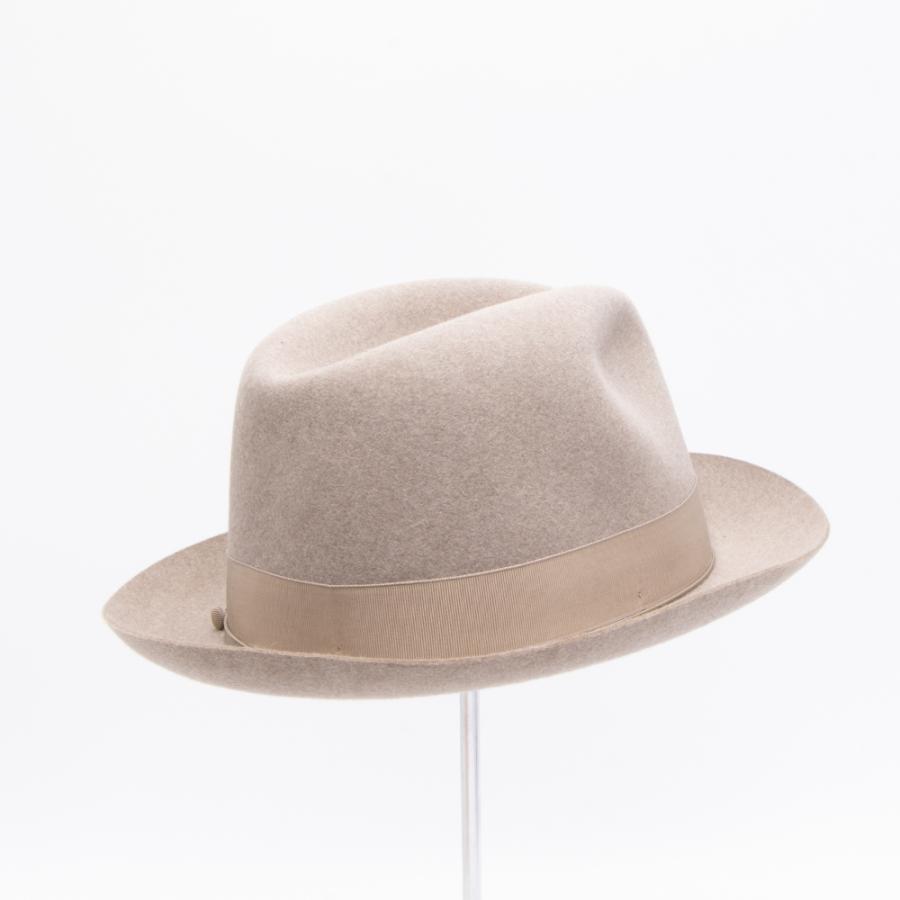 Borsalino（ボルサリーノ） フェルトハット 中折れ帽 ベージュ