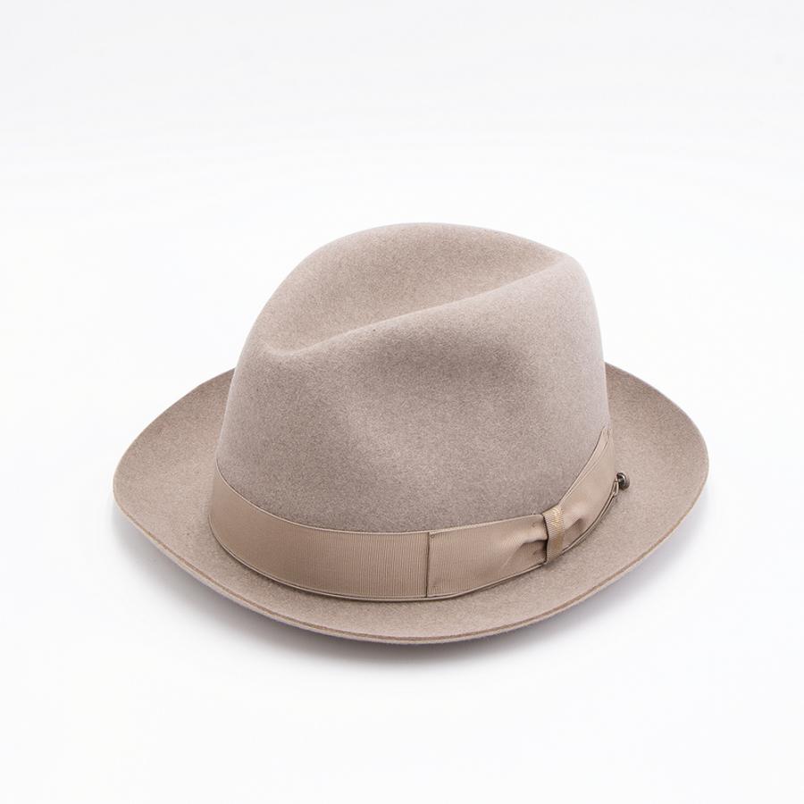 Borsalino（ボルサリーノ） フェルトハット 中折れ帽 ベージュ