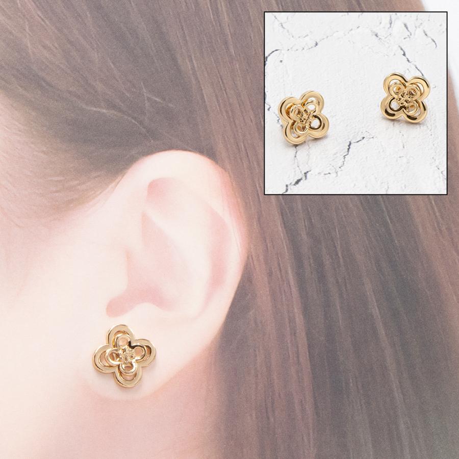 TORY BURCH トリーバーチ ピアス KIRA CLOVER STACKED STUD TORY BURCH トリーバーチ ピアス KIRA CLOVER STACKED STUD