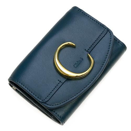 クロエ Chloe 3つ折り財布 小銭入れ付き レディース ギフト プレゼント レザー 本革 Chloe C クロエシーchc19up058a37 43c Navy Ink ネイビーインク 3434 ブランドショップgrande Tokyo 通販 Yahoo ショッピング