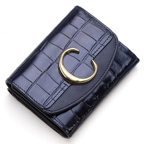 クロエ 3つ折り財布 小銭入れ付き ギフト プレゼント レザー レディース Chloe Chloe C クロエシーchc19wp0a87 4d4 Full Blue フルブルー 4773 ブランドショップgrande Tokyo 通販 Yahoo ショッピング