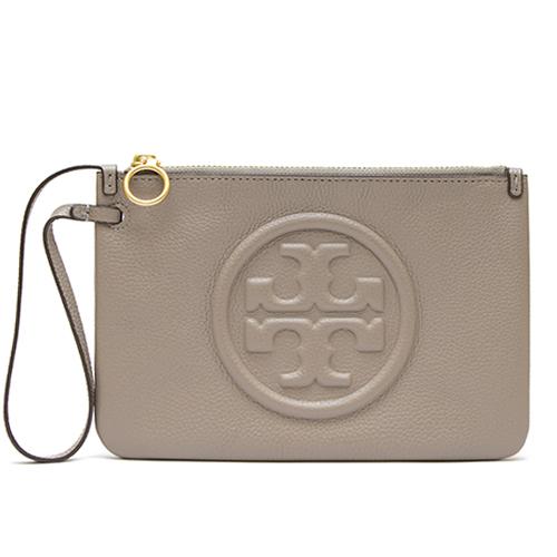 TORY BURCH（トリーバーチ） ポーチ グレーヘロン PERRY BOMBE WRISLET