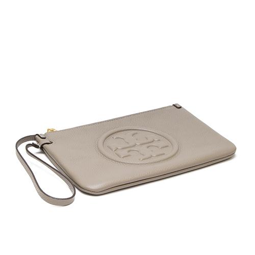 TORY BURCH（トリーバーチ） ポーチ グレーヘロン PERRY BOMBE WRISLET