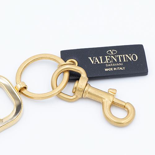 ハッピープライス】ヴァレンティノ VALENTINO キーリング Vロゴ