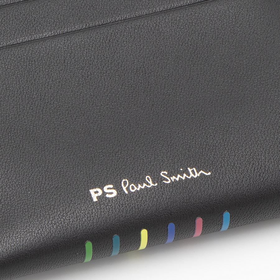 【ハッピープライス】ポールスミス PAUL SMITH ピーエスバイポールスミス PS BY PAUL SMITH L字ファスナー財布 ブラック M2A 7017 APSSTR 79 BLACK｜grande-tokyo｜06