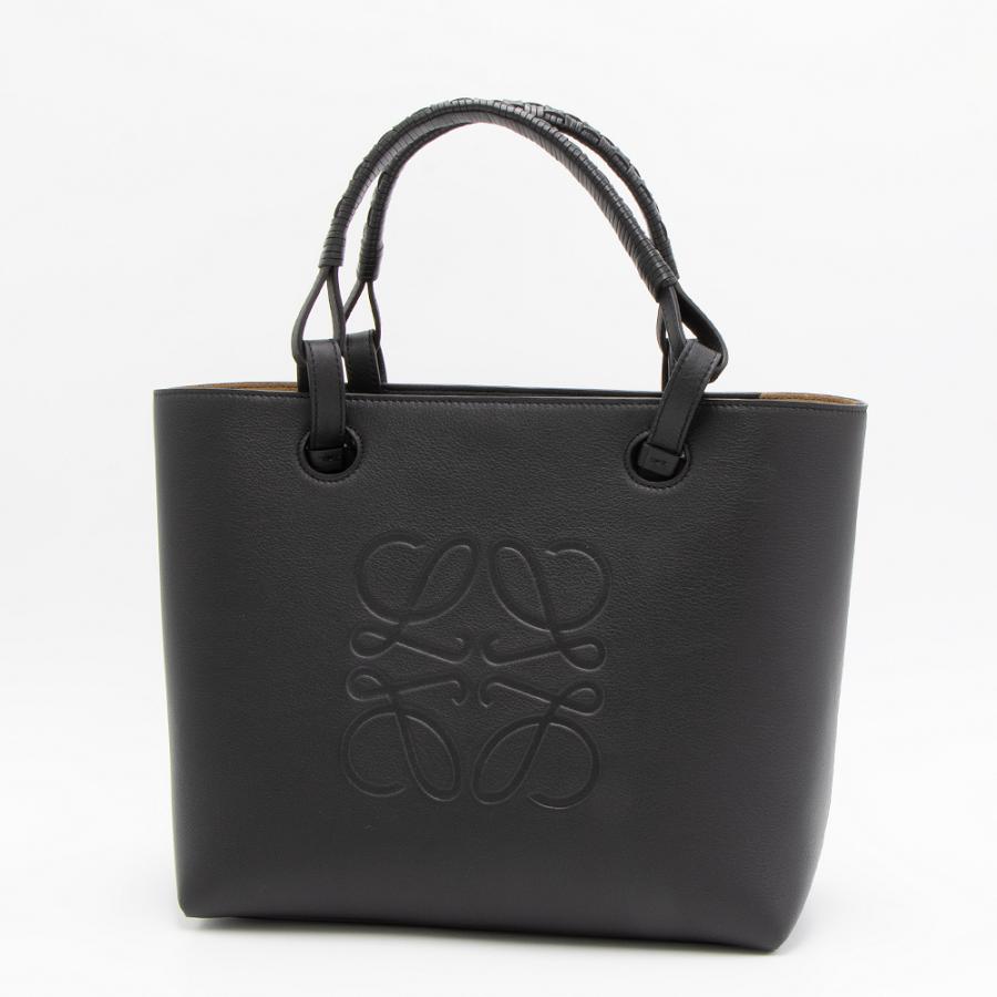 ロエベ LOEWE トートバッグ ブラック ANAGRAM TOTE SMALL BAG  
