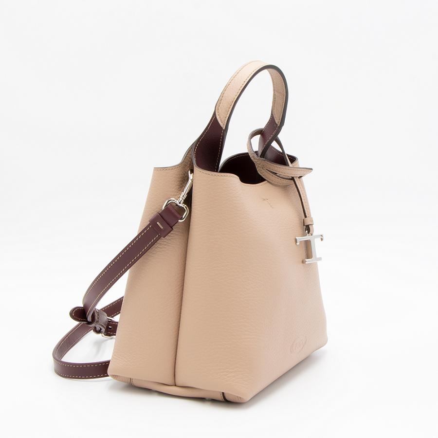 TOD'S トッズ トートバッグ(2WAY仕様) ミニ ピンクベージュ TOD'S トッズ トートバッグ(2WAY仕様) ミニ ピンクベージュ