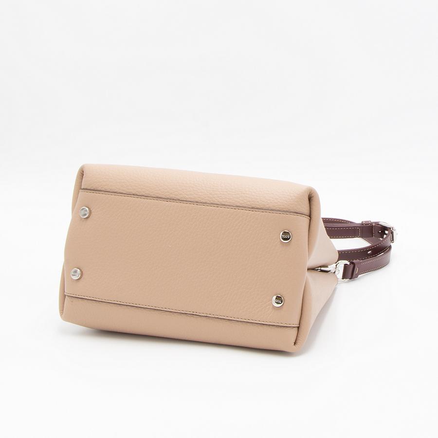 TOD'S トッズ トートバッグ(2WAY仕様) ミニ ピンクベージュ TOD'S トッズ トートバッグ(2WAY仕様) ミニ ピンクベージュ