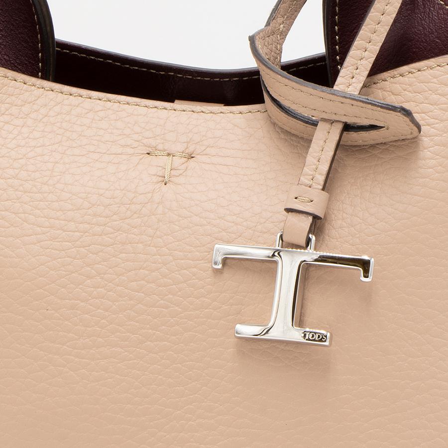 TOD'S トッズ トートバッグ(2WAY仕様) ミニ ピンクベージュ TOD'S トッズ トートバッグ(2WAY仕様) ミニ ピンクベージュ