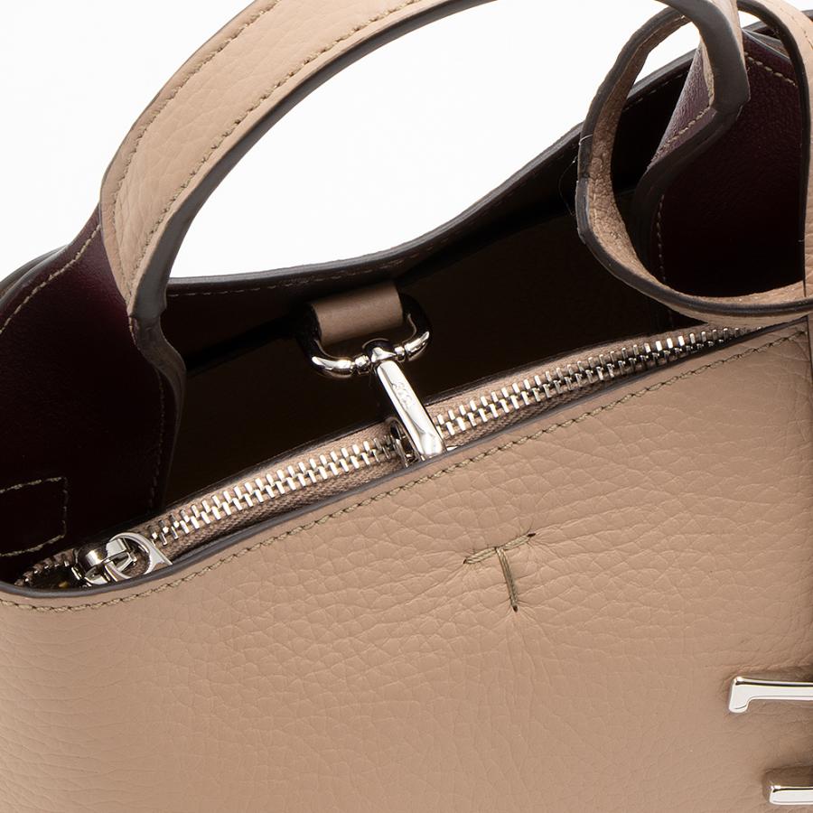 TOD'S トッズ トートバッグ(2WAY仕様) ミニ ピンクベージュ TOD'S トッズ トートバッグ(2WAY仕様) ミニ ピンクベージュ