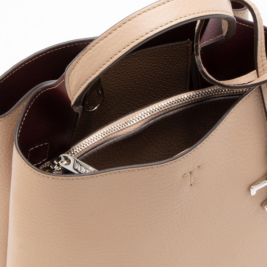 TOD'S トッズ トートバッグ(2WAY仕様) ミニ ピンクベージュ TOD'S トッズ トートバッグ(2WAY仕様) ミニ ピンクベージュ